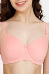 Rosaline Padded Wired 3/4th Coverage T-Shirt Bra - Quartz Pink — thumbnail 4